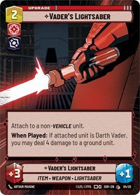 Vader's Lightsaber (Hyperspace) - Spark of Rebellion: Weekly Play Promos - 04/20
