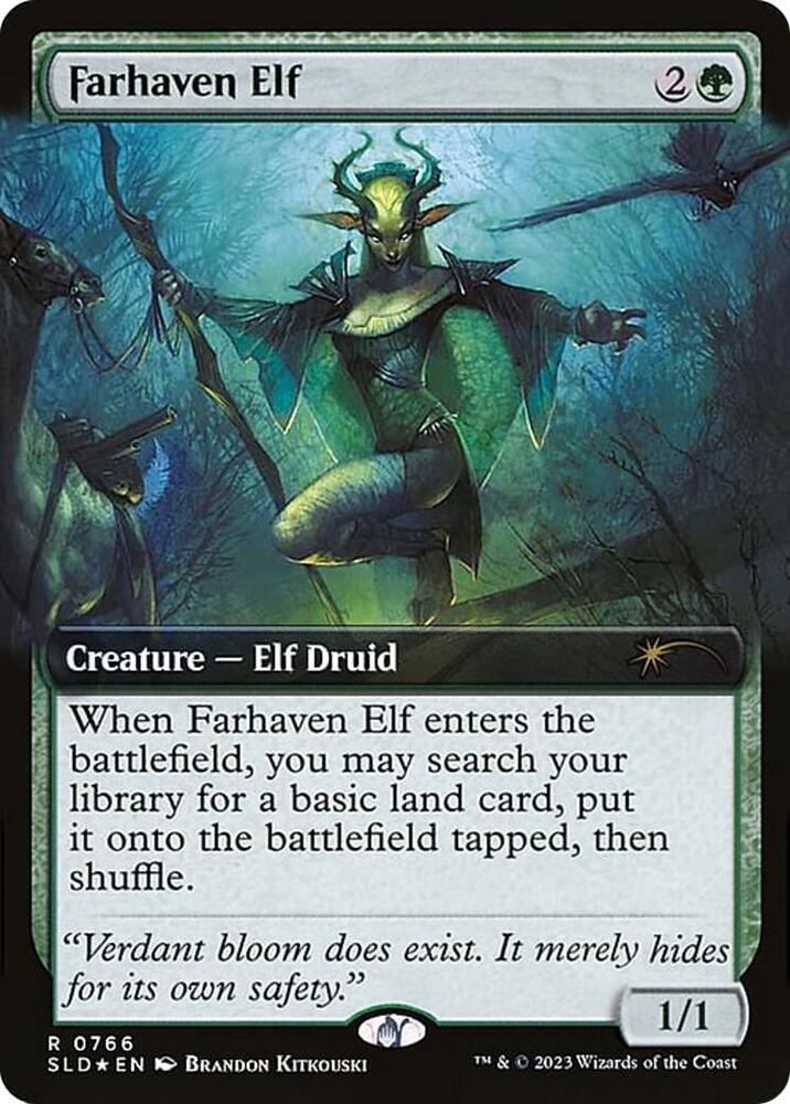Farhaven Elf (Extended Art) [Secret Lair Drop Series]