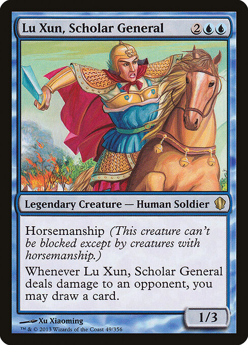 Lu Xun, Scholar General - Commander 2013 - 49