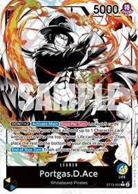 Portgas.D.Ace (002) (Parallel) - ST-13: Ultra Deck The Three Brothers - ST13-002