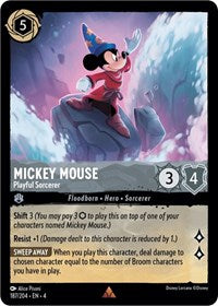 Mickey Mouse - Playful Sorcerer - Ursula's Return - 187/204