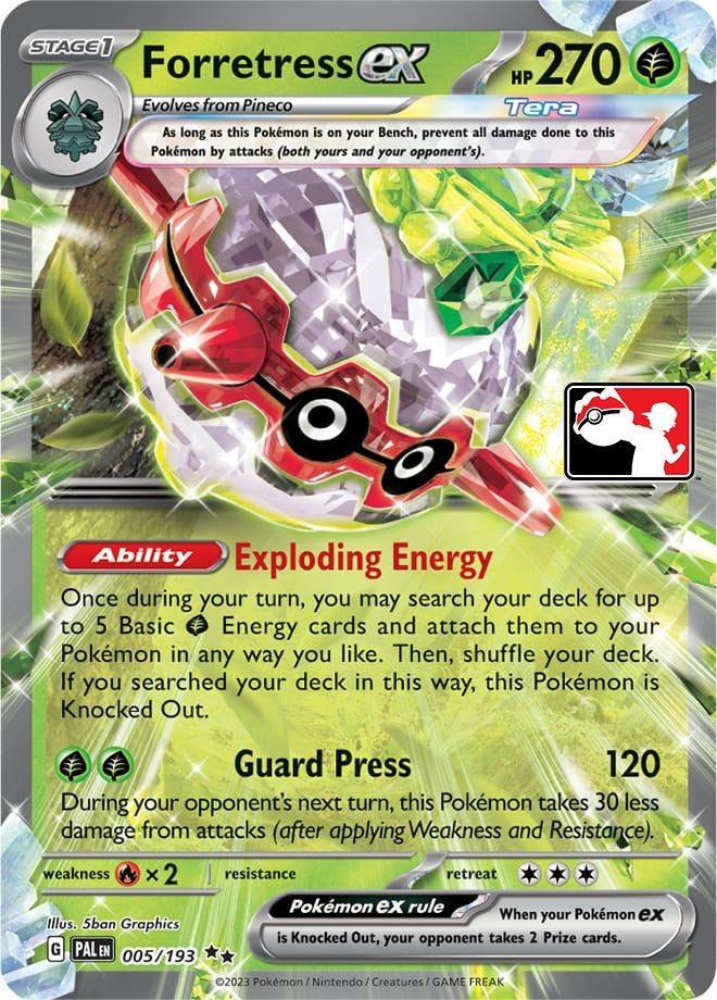 Image for Forretress ex (005/193) - Pokemon