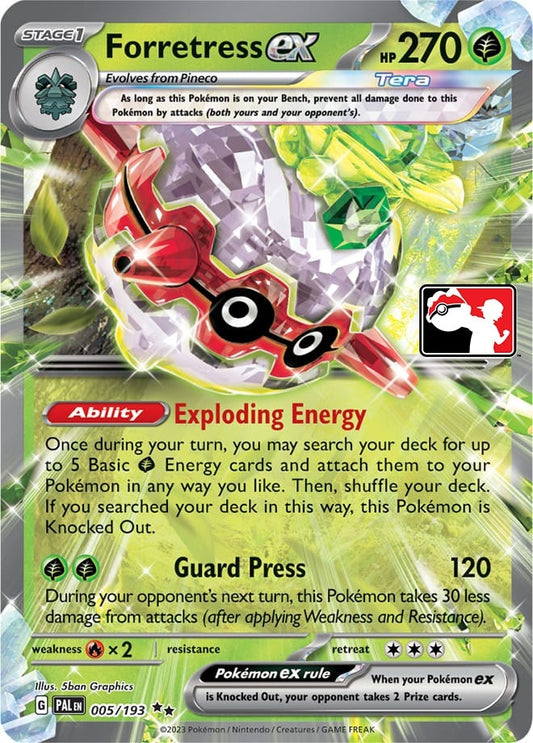 Image for Forretress ex (005/193) - Pokemon