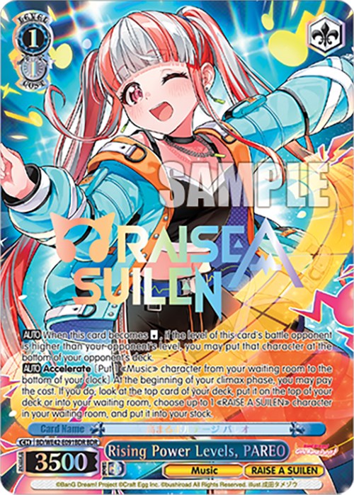 Rising Power Levels, PAREO (BD/WE42-E091BDR BDR) [BanG Dream! Girls Band Party! Countdown Collection]