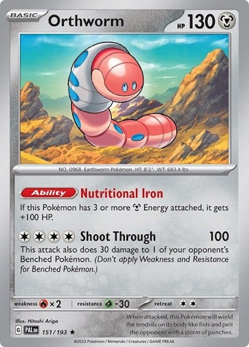 Image for Orthworm (151/193) (PR) - Pokemon