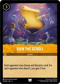 Sign the Scroll - Ursula's Return - 30/204
