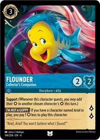 Flounder - Collector's Companion - Ursula's Return - 144/204