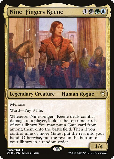 Nine-Fingers Keene - Commander Legends: Battle for Baldur's Gate - 289