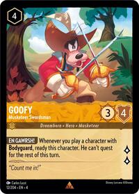 Goofy - Musketeer Swordsman - Ursula's Return - 12/204
