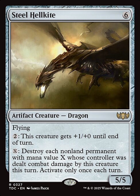Steel Hellkite - Tarkir: Dragonstorm Commander - 327