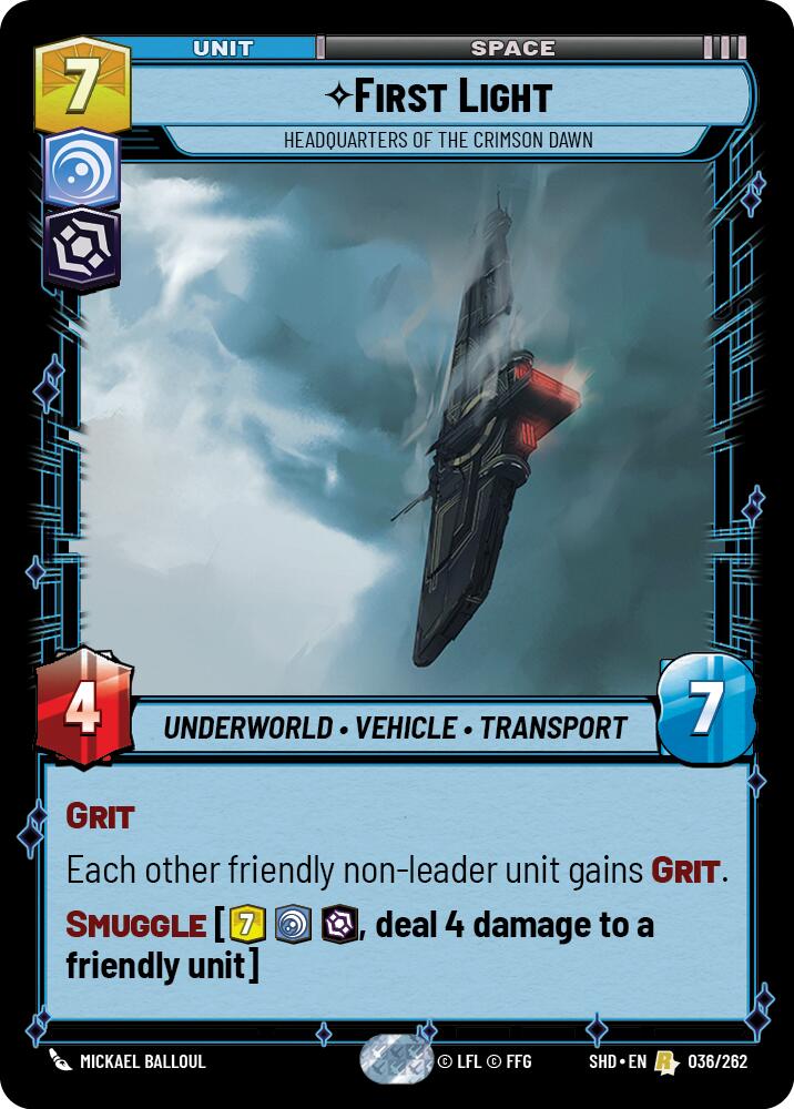 First Light - Headquarters of the Crimson Dawn (036/262) (036/262) [Shadows of the Galaxy]