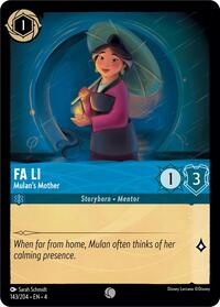 Fa Li - Mulan's Mother - Ursula's Return - 143/204