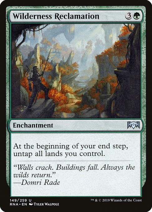 Wilderness Reclamation - Ravnica Allegiance - 149