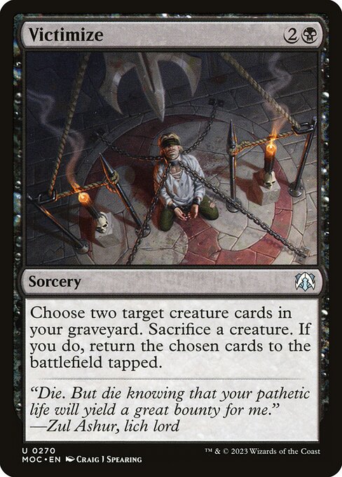 Victimize - March of the Machine Commander - 270