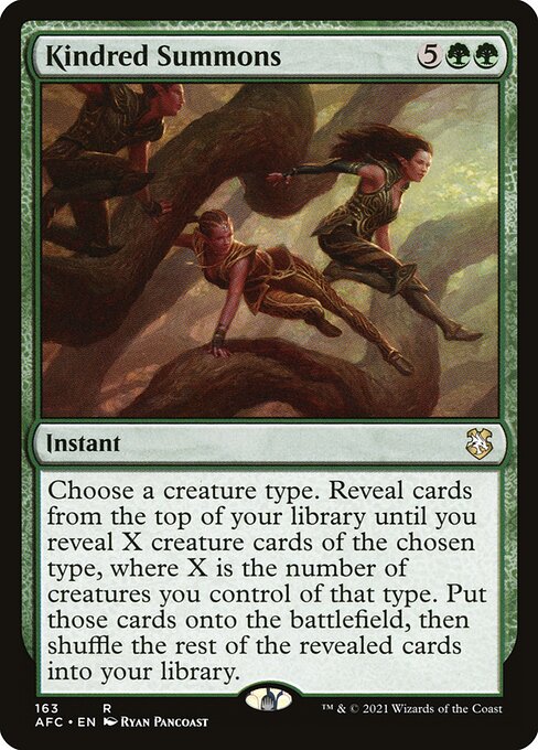 Kindred Summons - Forgotten Realms Commander - 163