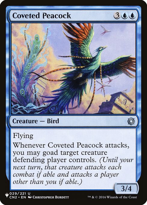 Coveted Peacock - The List - CN2-29