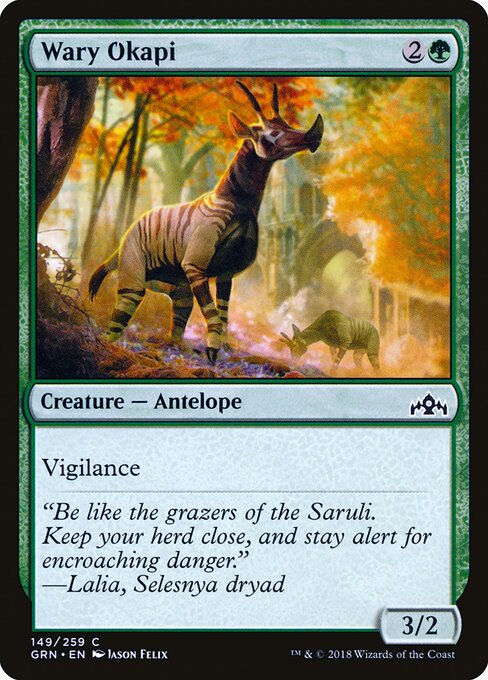 Wary Okapi - Guilds of Ravnica - 149
