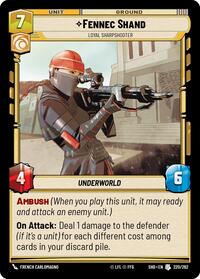 Fennec Shand - Loyal Sharpshooter - Shadows of the Galaxy - 220/262