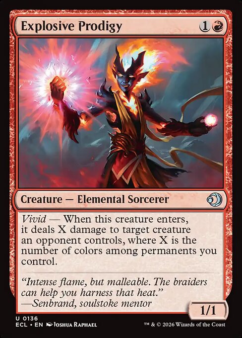 Explosive Prodigy - Lorwyn Eclipsed - 136