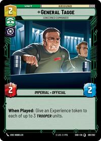 General Tagge - Concerned Commander - Shadows of the Galaxy - 081/262