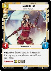Zorii Bliss - Valiant Smuggler - Shadows of the Galaxy - 203/262