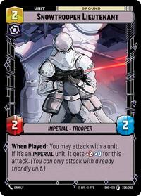 Snowtrooper Lieutenant - Shadows of the Galaxy - 236/262