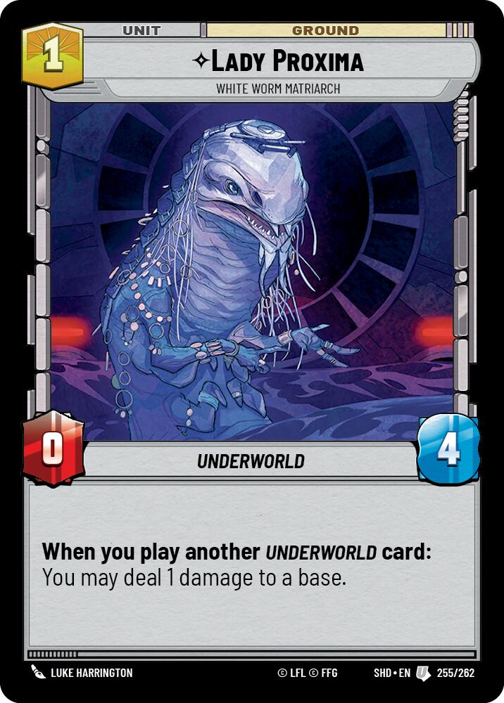 Lady Proxima - White Worm Matriarch (255/262) (255/262) [Shadows of the Galaxy]