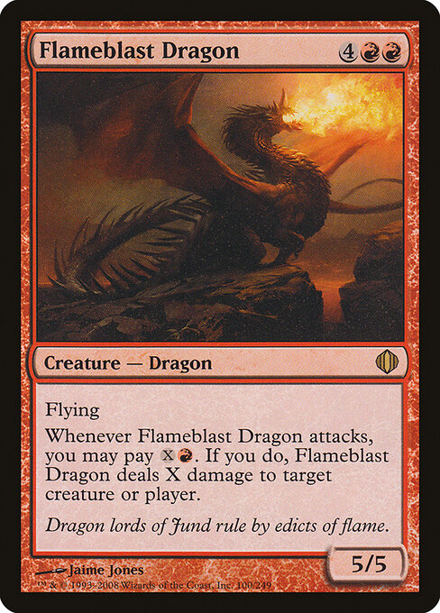 Flameblast Dragon - Shards of Alara - 100