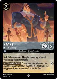 Kronk - Head of Security - Shimmering Skies - 185/204