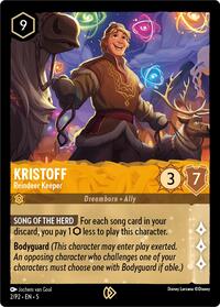 Kristoff - Reindeer Keeper - Disney Lorcana Promo Cards - 2