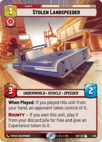 Stolen Landspeeder (Hyperspace) - Shadows of the Galaxy - 430