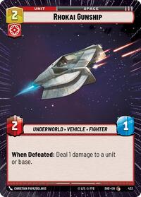 Rhokai Gunship (Hyperspace) - Shadows of the Galaxy - 433