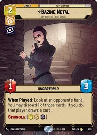 Bazine Netal - Spy for the First Order (Hyperspace) - Shadows of the Galaxy - 453