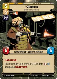 Zuckuss - Bounty Hunter for Hire (Hyperspace) - Shadows of the Galaxy - 459