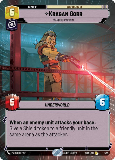 Kragan Gorr - Warbird Captain (505) (Hyperspace) (505) [Shadows of the Galaxy]