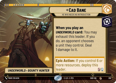 Cad Bane - He Who Needs No Introduction (293) (Hyperspace) (293) [Shadows of the Galaxy]