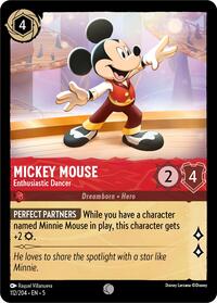 Mickey Mouse - Enthusiastic Dancer - Shimmering Skies - 112/204
