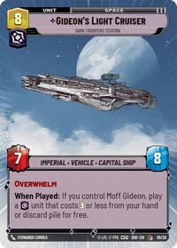 Gideon's Light Cruiser - Dark Troopers' Station (Hyperspace) - Shadows of the Galaxy: Weekly Play Promos - 05/20