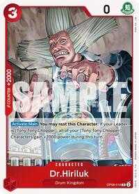 Dr.Hiriluk - Two Legends - OP08-016