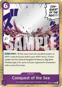 Conquest of the Sea - Two Legends - OP08-077