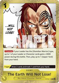 The Earth Will Not Lose! - Two Legends - OP08-115