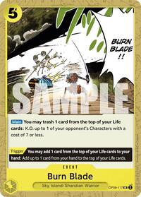 Burn Blade - Two Legends - OP08-117
