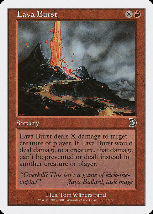 Lava Burst - Deckmasters - 16