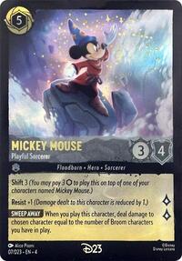 Mickey Mouse - Playful Sorcerer - D23 Promos - 7