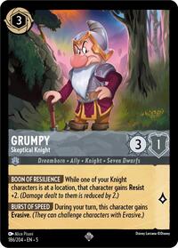Grumpy - Skeptical Knight - Shimmering Skies - 186/204