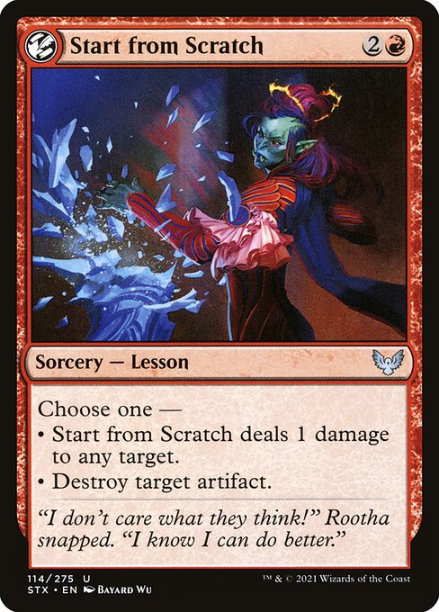 Start from Scratch - Strixhaven: School of Mages - 114