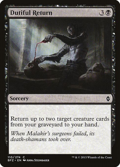 Dutiful Return - Battle for Zendikar - 110