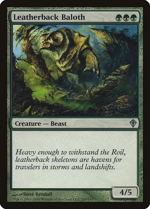 Leatherback Baloth - Worldwake - 107