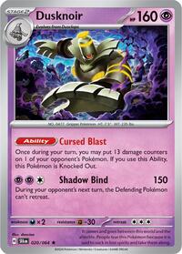 Dusknoir - 020/064 - SV: Shrouded Fable - 020/064
