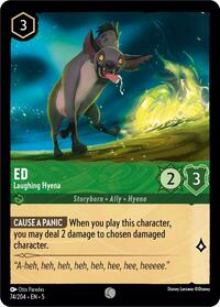 Ed - Laughing Hyena - Shimmering Skies - 74/204